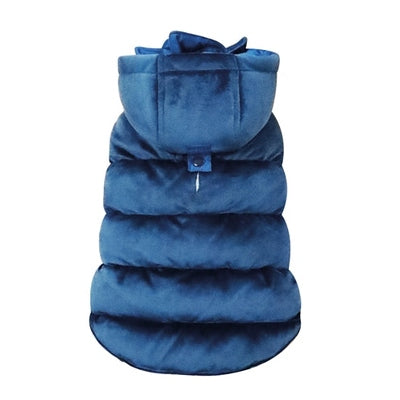 Croci Hondenjas Velveteen Gevoerd Blauw