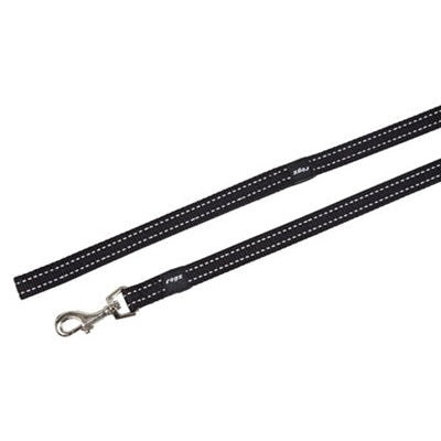 Rogz For Dogs Snake Lijn Long Zwart