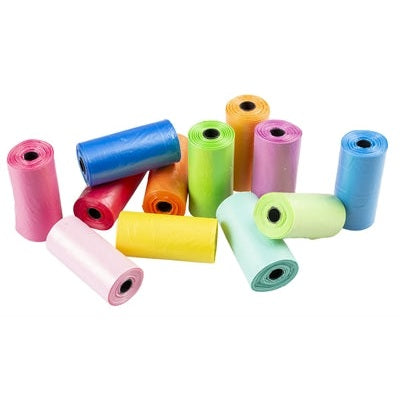 Merkloos Poopi-Dog Poepzakjes Regenboog Kleuren