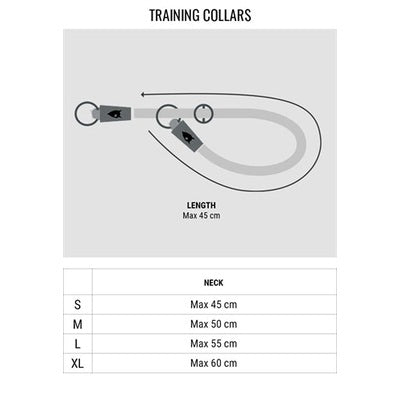 Morso Half Slip Halsband Hond Soft Rope Gerecycled Black Zwart