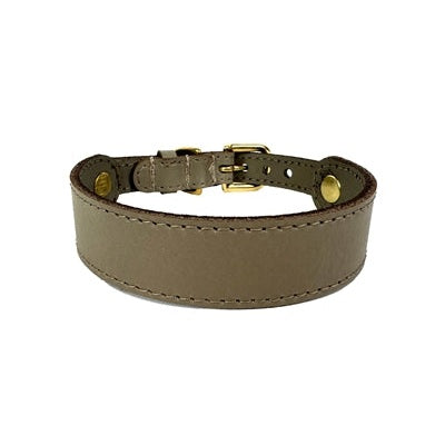 Sazzz Halsband Hond Sweetie Classic Leer Taupe