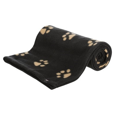 Trixie Barney Fleece Hondendeken Zwart / Beige Ass