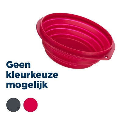 Trixie Voerbak / Drinkbak Reis Siliconen Assorti